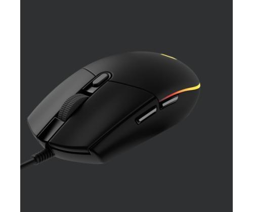 Logitech G203 Lightsync Wired Gaming Mouse USB-A, 8000 DPI, Black
