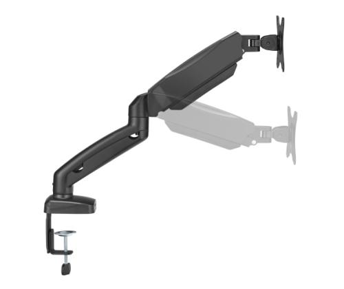 Up Up Premium Single Screen Monitor Arm 17-32'', VESA 75x75, 100x100, Matte Black