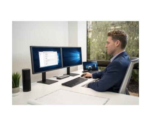 Kensington SureTrack Dual Wireless Mouse, RF Wireless + Bluetooth, 2400 DPI, Black