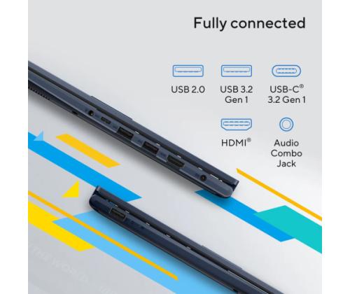 ASUS Vivobook 14 X1404VA-V14.I38128 14'' FHD Core i3-1315U 8GB 128GB SSD W11H in S Mode, Quiet Blue