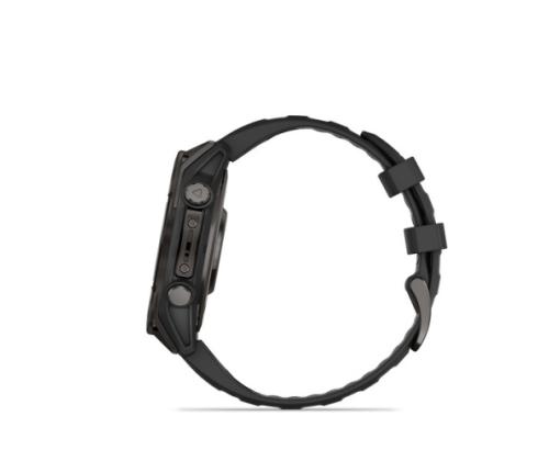 Garmin Fenix 8 Smart Watch 47 mm AMOLED Sapphire,Carbon grey DLC,Black/Pebble grey sil. band