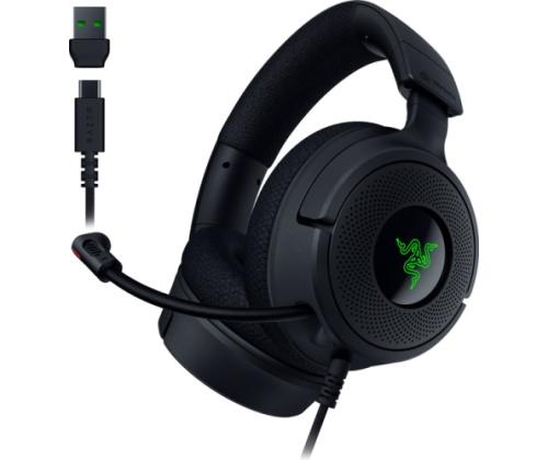 Razer Kraken V4 X Wired Gaming Headset, Black