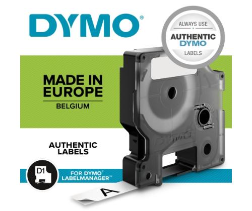 DYMO D1 Standard 53713 (S0720930) Label Tape, 24mm x 7m, Black on White