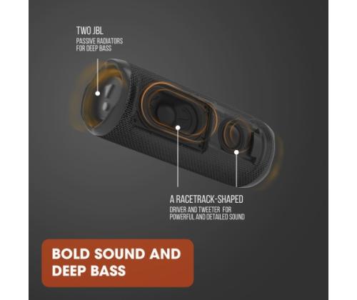 JBL Flip 6 Portable Speaker, Wireless, Bluetooth, Black (Used)