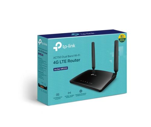 TP-Link Archer MR200 AC750 Wireless Dual Band 4G LTE Router