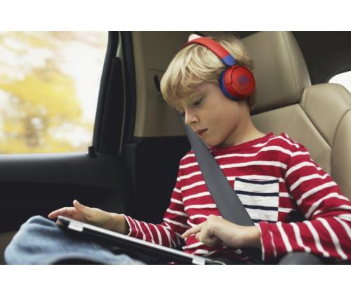 JBL JR310BT Kids Wireless on-ear Headphones, Bluetooth, Red