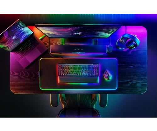 Razer BlackWidow V4 Pro Gaming keyboard Wired, USB QWERTY, US, Green Switch, Black