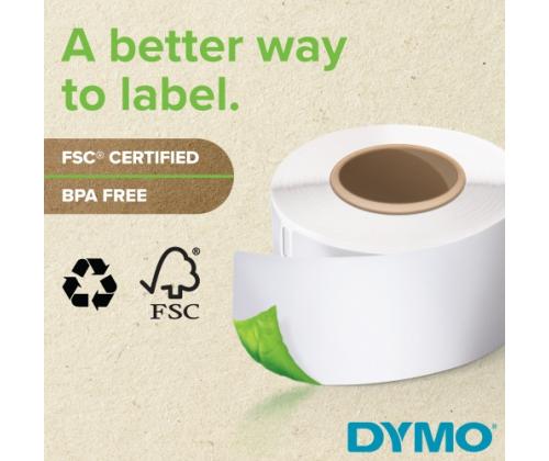 Dymo 11355 (S0722550) Labels 19 x 51mm, 1 roll x 500 labels, White