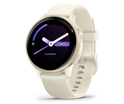 Garmin Vivoactive 6 Smart Watch 30.4 mm Lunar Gold with Bone Band