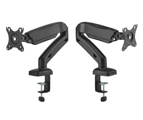 Up Up Premium Single Screen Monitor Arm 17-32'', VESA 75x75, 100x100, Matte Black