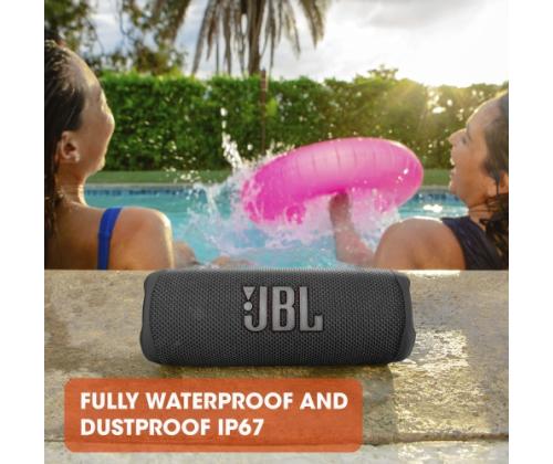 JBL Flip 6 Portable Speaker, Wireless, Bluetooth, Black (Used)