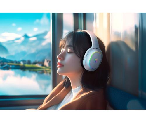 Razer Barracuda X Chroma Wireless Gaming Headset, Bluetooth, White