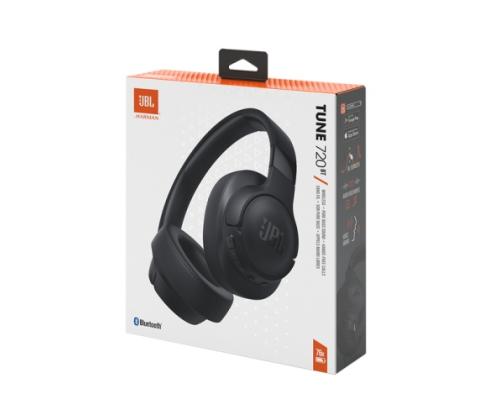 JBL Tune 720BT Wired &amp; Wireless Headphones, Bluetooth, 3.5mm jack, Black