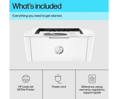 HP LaserJet M110w Printer Laser B/W A4 20 ppm USB Wi-Fi (SPEC)