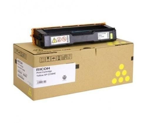 Ricoh SPC310HE (407635) Toner Cartridge, Yellow