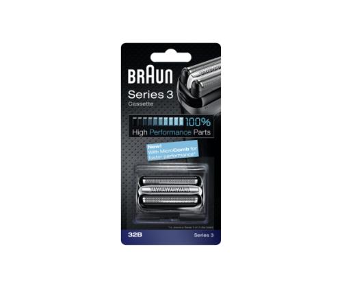 Braun Series 3 32B Replacement Shaver Head, Black
