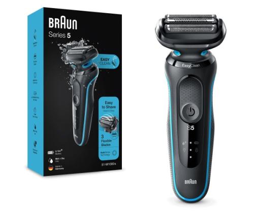 Braun Series 5 51-M1000s Shaver, Black/Blue