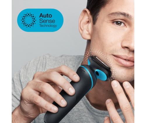 Braun Series 5 51-M1000s Shaver, Black/Blue