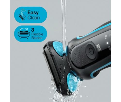 Braun Series 5 51-M1000s Shaver, Black/Blue