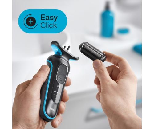 Braun Series 5 51-M1000s Shaver, Black/Blue