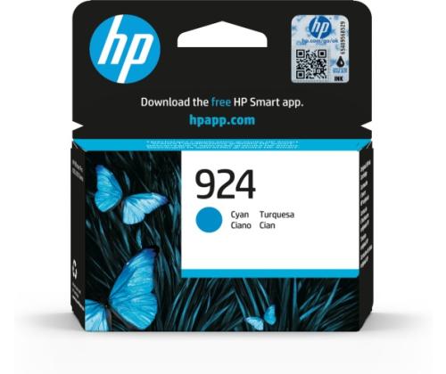 HP 924 (4K0U3NE) Ink Cartridge, Cyan