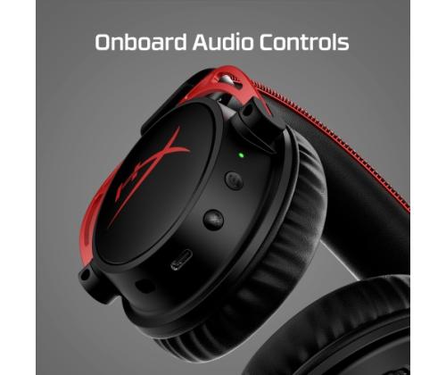 HyperX Cloud Alpha Wireless Gaming Headset, Black-Red