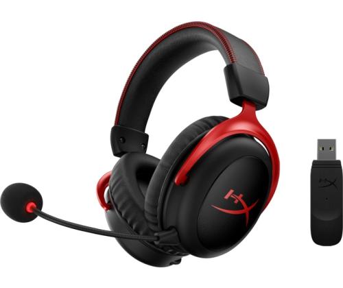 HyperX Cloud II Wireless Gaming Headset, Black-Red