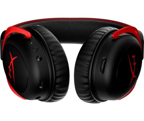 HyperX Cloud II Wireless Gaming Headset, Black-Red