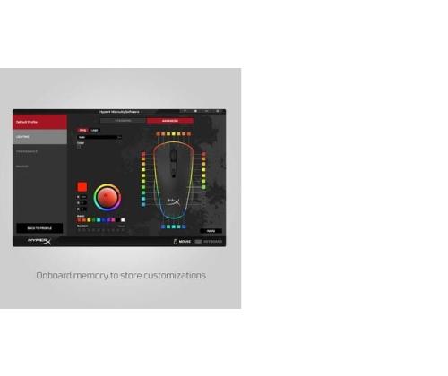 HyperX Pulsefire Surge Wired Gaming Mouse, 16000 DPI, RGB Lighting, Black