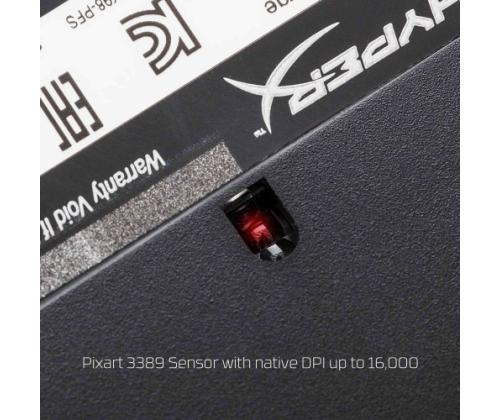 HyperX Pulsefire Surge Wired Gaming Mouse, 16000 DPI, RGB Lighting, Black