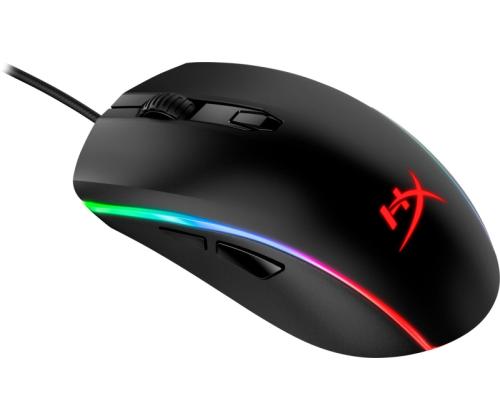 HyperX Pulsefire Surge Wired Gaming Mouse, 16000 DPI, RGB Lighting, Black