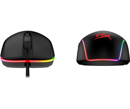 HyperX Pulsefire Surge Wired Gaming Mouse, 16000 DPI, RGB Lighting, Black