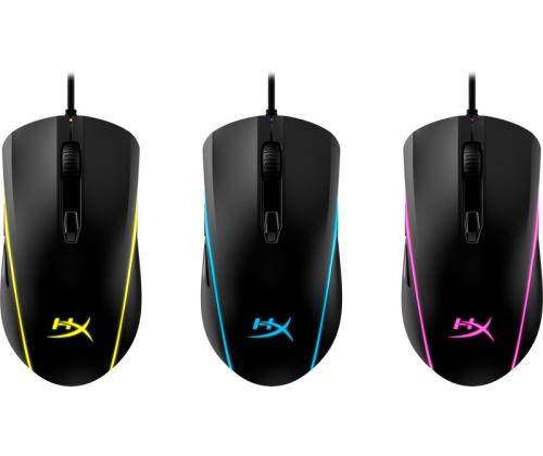 HyperX Pulsefire Surge Wired Gaming Mouse, 16000 DPI, RGB Lighting, Black
