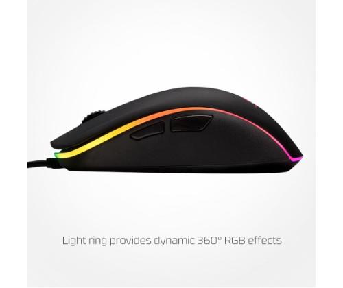 HyperX Pulsefire Surge Wired Gaming Mouse, 16000 DPI, RGB Lighting, Black