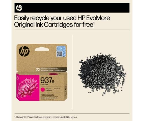 HP 937e EvoMore (4S6W7NE) Ink Cartridge, Magenta
