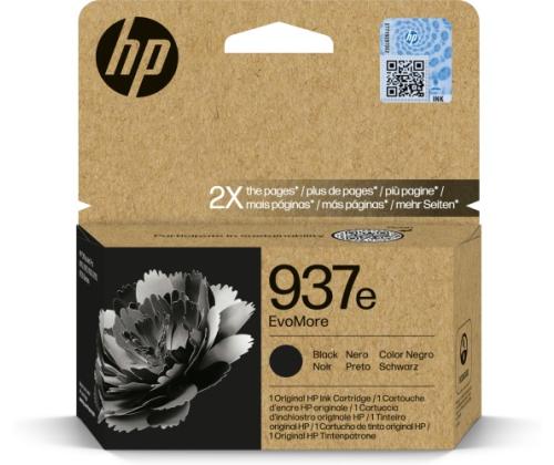 HP 937e EvoMore (4S6W9NE) Ink Cartridge, Black