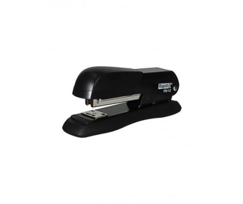 Stapler Rapid FM12, black, up to 25 sheets, staples 24/6, 26/6, metal 1102-102