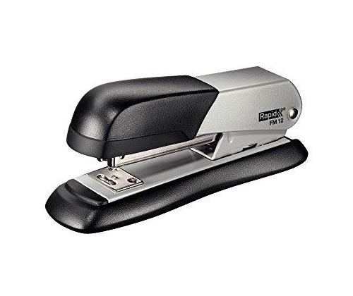 Stapler Rapid FM12, gray, up to 25 sheets, staples 24/6, 26/6, metal 1102-108