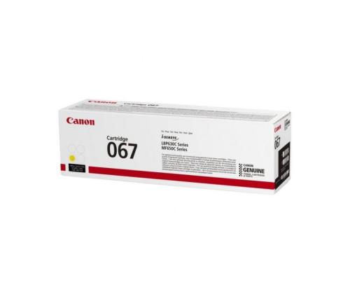 Canon 067 (5099C002) toner cartridge, Yellow (1250 pages)