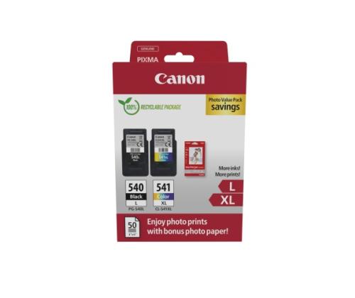 Canon PG-540L/CL-541XL (5224B012) Photo value pack Ink Cartridge Multipack, BK/CMY