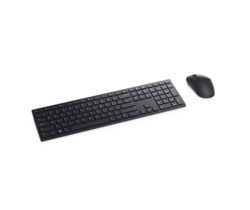 Dell Pro KM5221W Wireless Keyboard and Mouse, RF Wireless, US Int, Black