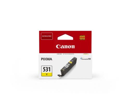Canon CLI-531Y (6121C001) Ink Cartridge, Yellow