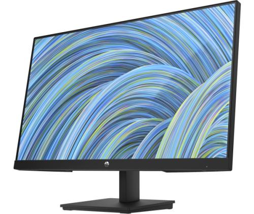 HP V24v G5 Monitor 23.8'' VA FHD 1920x1080, 5 ms, 250 cd/m2, 75 Hz, Juoda