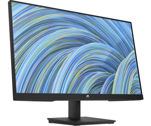 HP V24v G5 Monitor 23.8'' VA FHD 1920x1080, 5 ms, 250 cd/m2, 75 Hz, Juoda