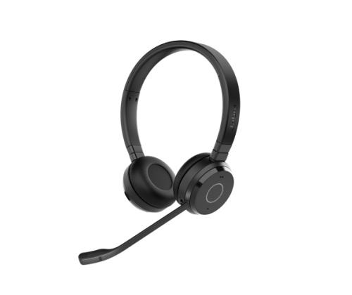 Jabra Evolve 65 TE UC Stereo Link390a Wireless Headset, Bluetooth, USB-A, Black