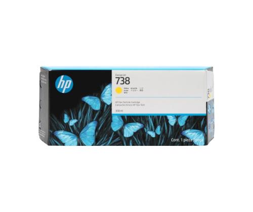 HP 738 (676M8A) Ink Cartridge, Yellow