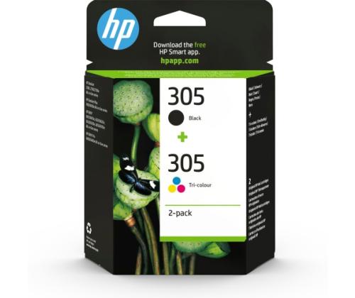 Hewlett-Packard No.305 (6ZD17AE), Black + Multipack