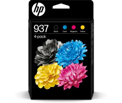 HP 937 CMYK (6C400NE) Ink Cartridge Multipack, C/M/Y/BK