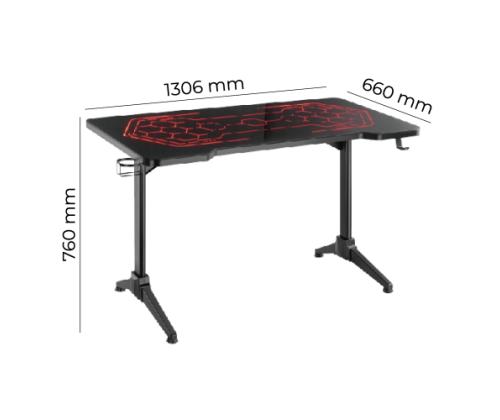 Up Up CyberArena RGB Gaming Desk