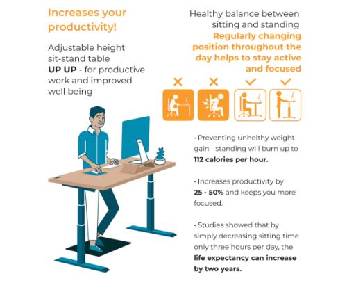 Up Up CyberArena RGB Gaming Desk